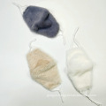 New arrival Warm soft furry face mask face cover with different colors with adjustable ear loops